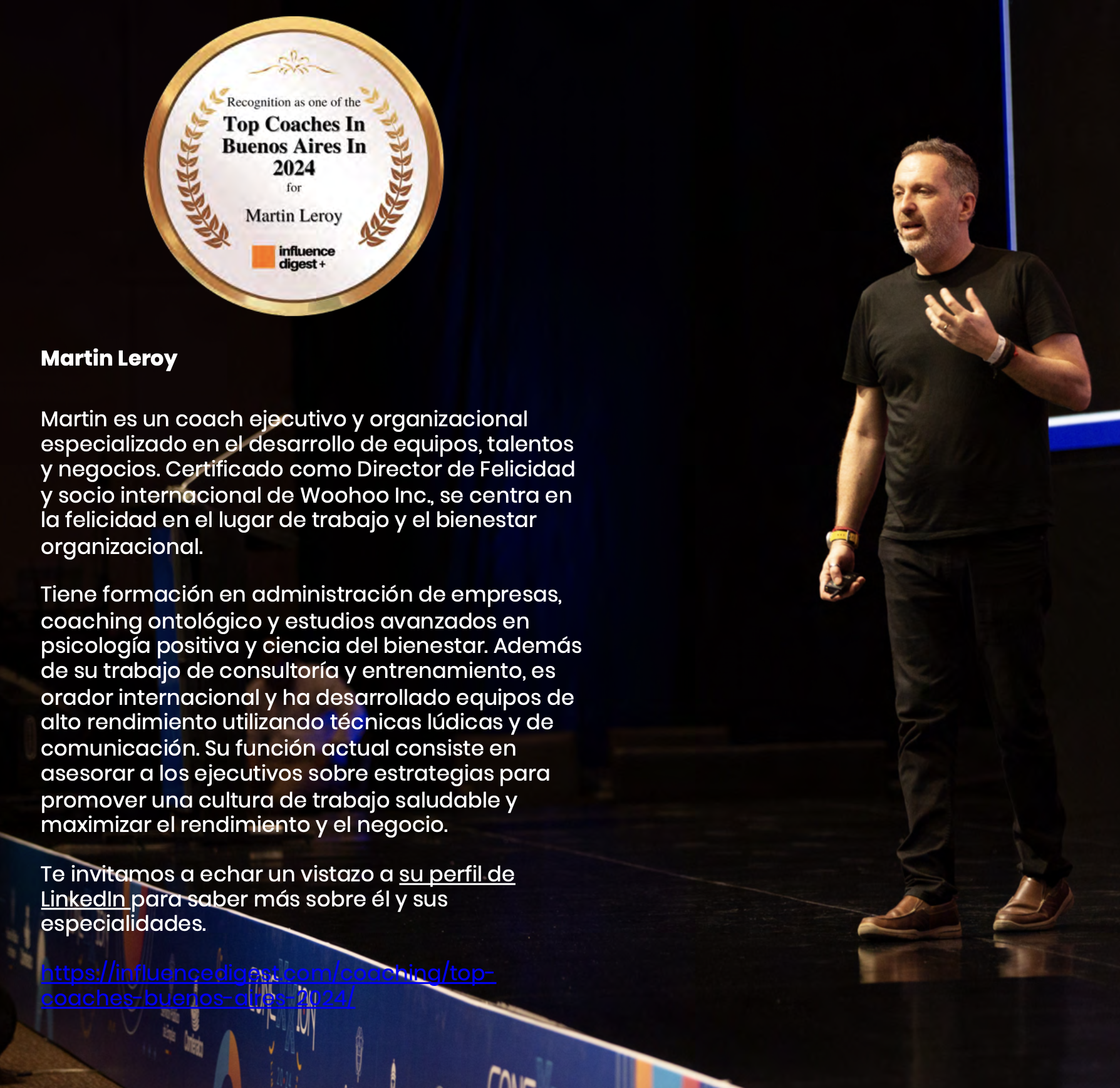 Martín Leroy Keynote Speaker - Top Coach 2024
